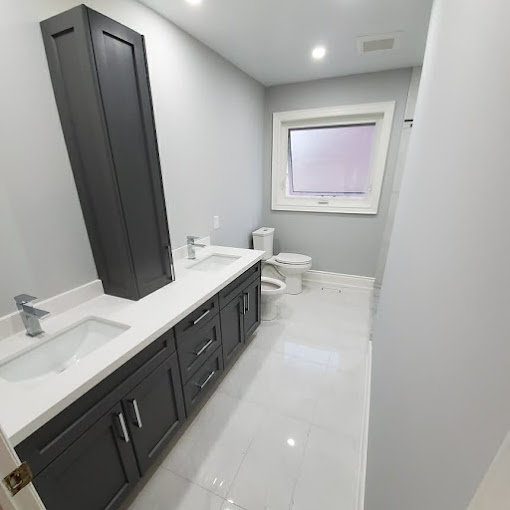 Bathroom vanities and cabinets